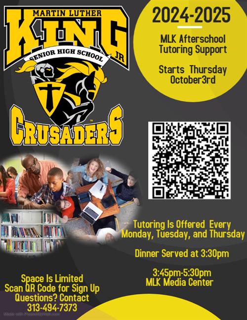 MLK after school tutoring
